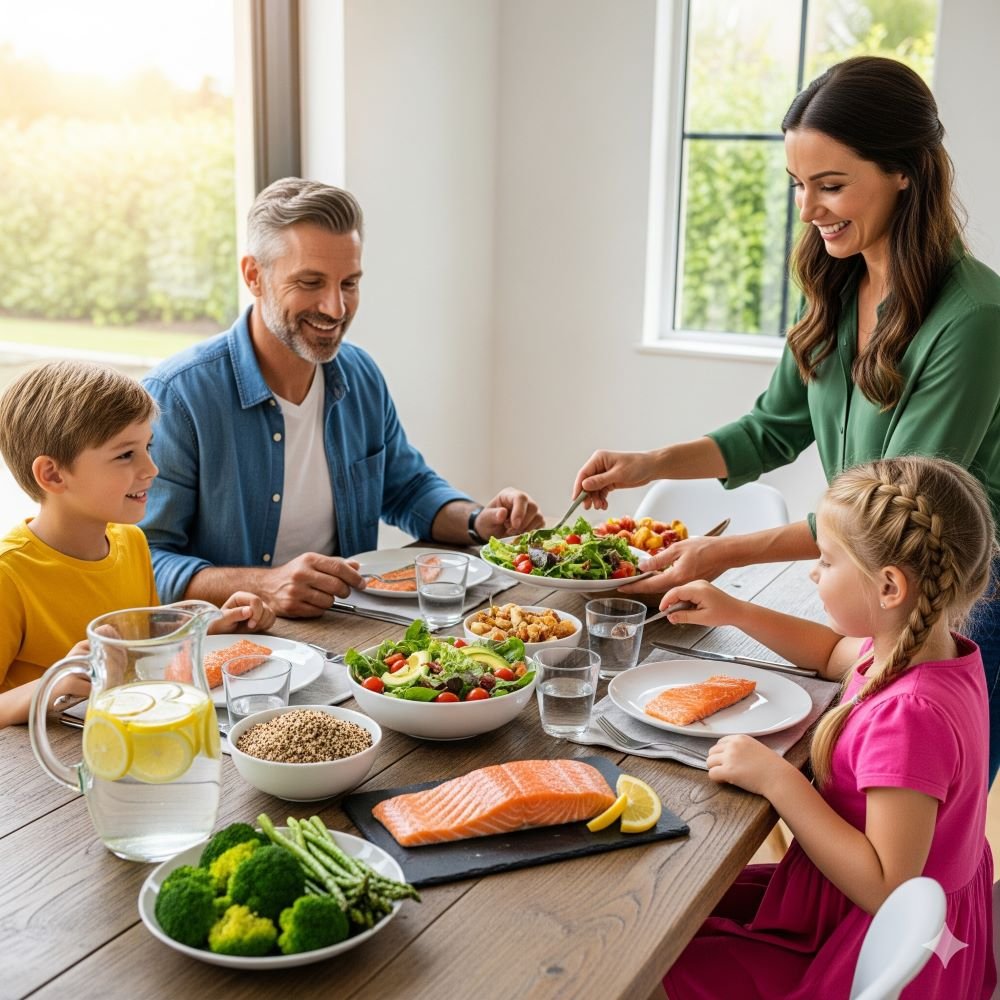 Heart health tips for families – Balanced diet