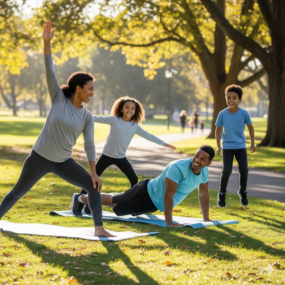 Heart health tips for families – Family exercise