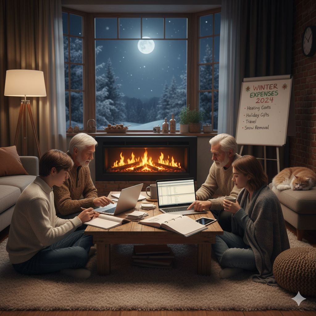 Winter holiday and utility cost budgeting